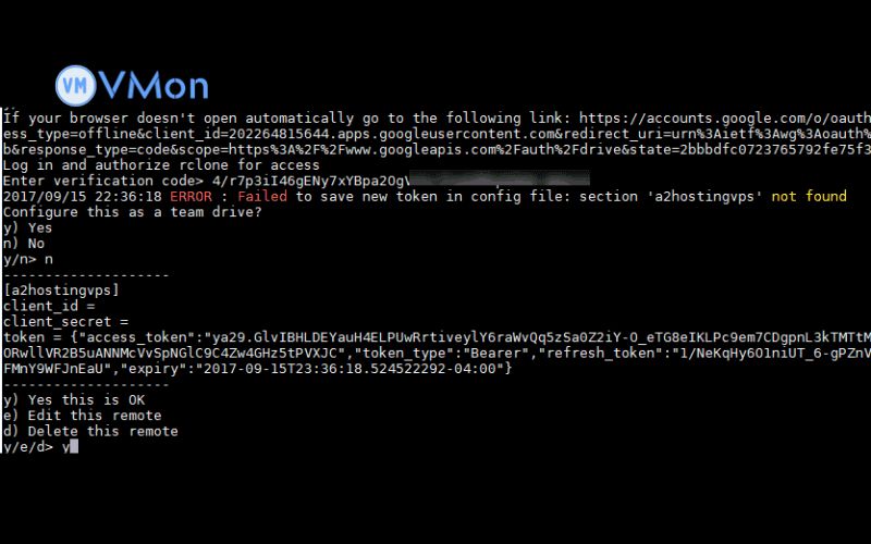 Backup toàn bộ VPS lên Google Drive bằng Rclone