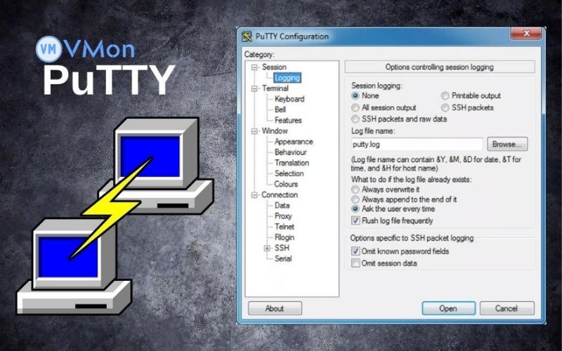 PuTTY phần mềm quản lý VPS
