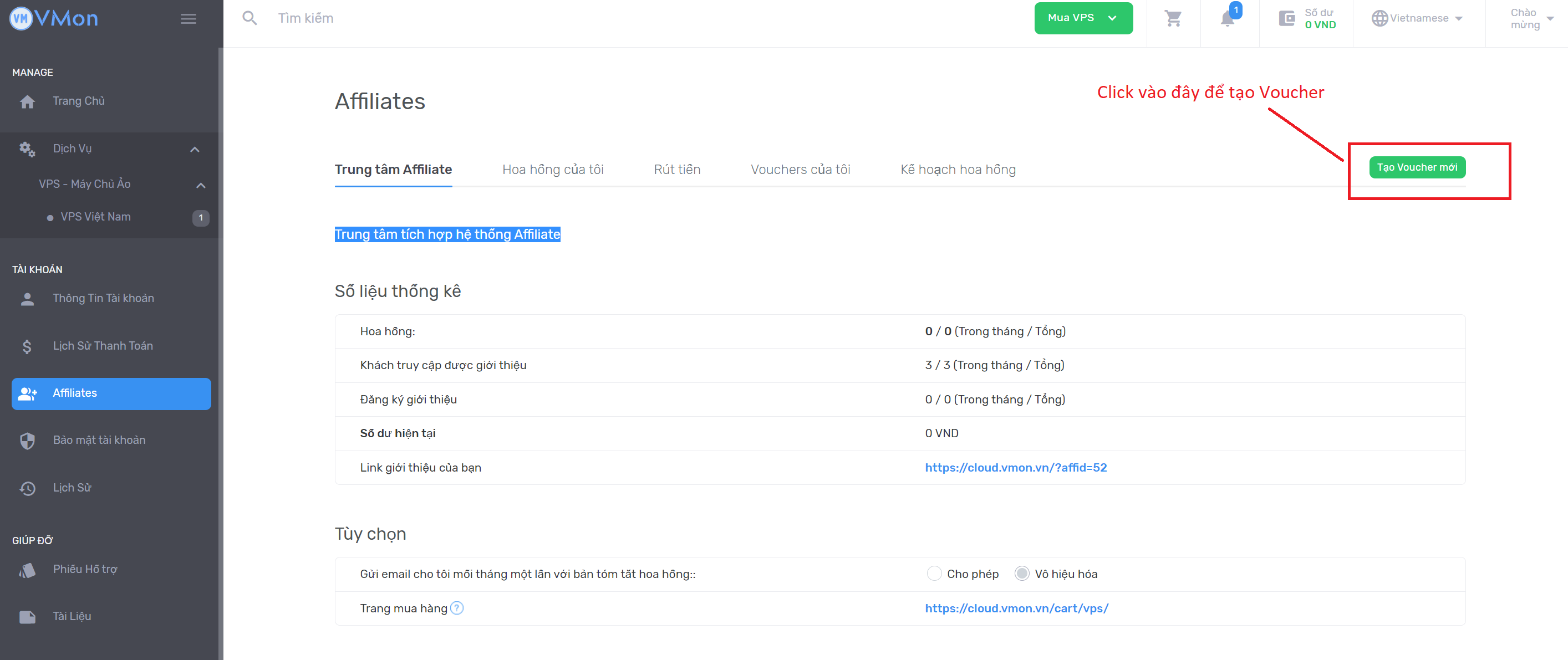 Hình 5 - Tạo Voucher