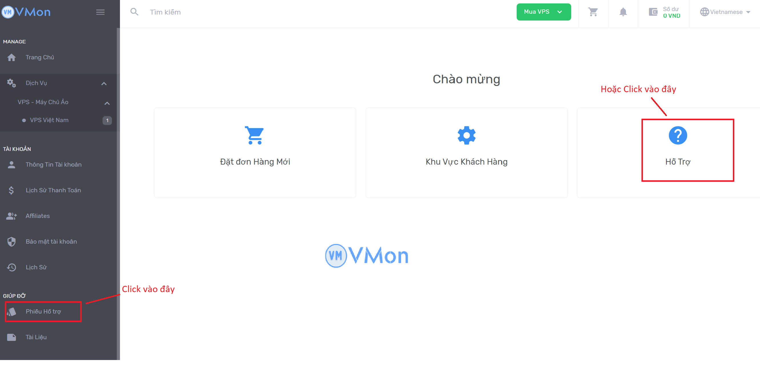 Hình 1 - Yêu cầu mở Ticket
