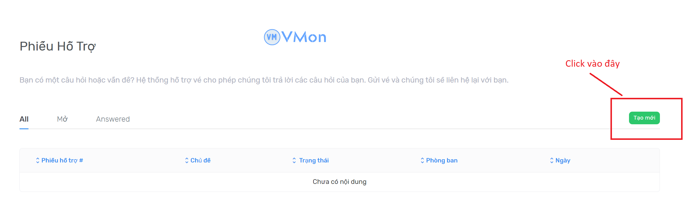 Hình 2 - Tạo mới