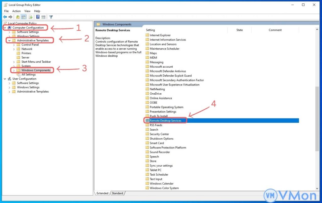 Local Group Policy Editor
